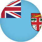 Fiji flag circle icon