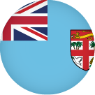 Fiji flag circle icon