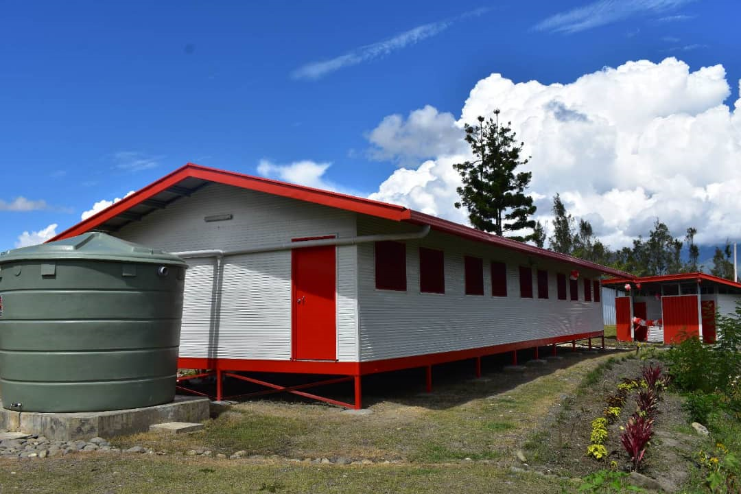 double classroom donated by foundation