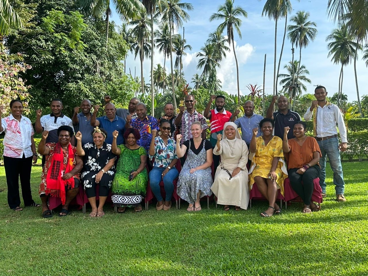 2022-2023 Community Grants recipients after workshop in Madang Province on 12th May 2023.