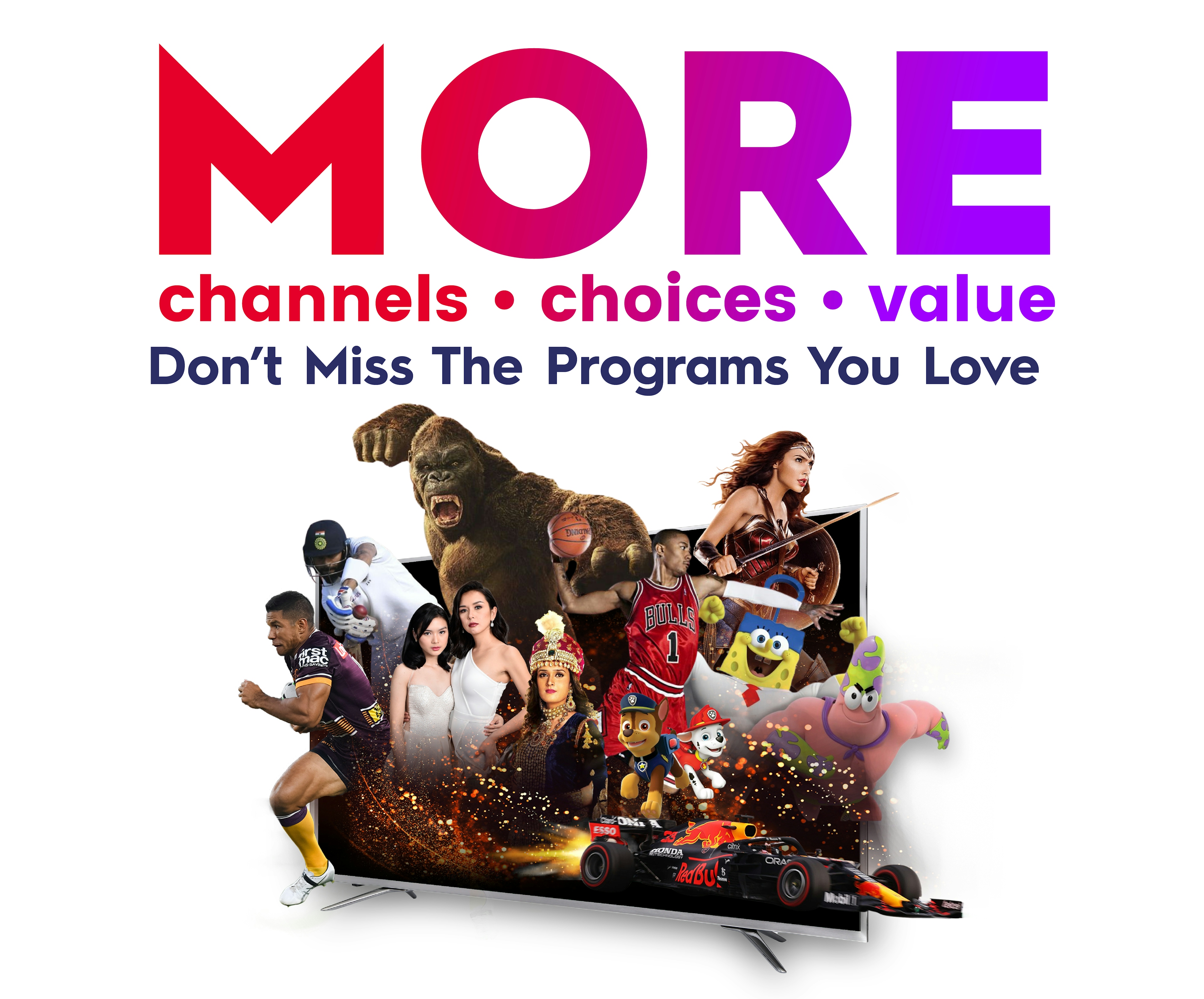 More channel more choices