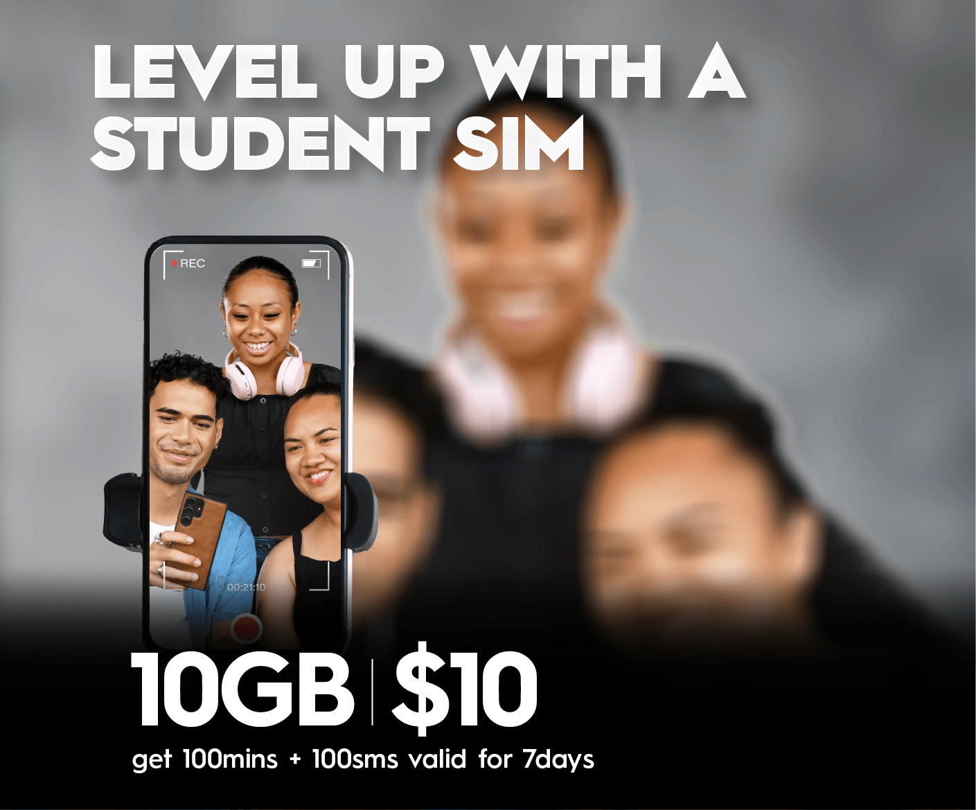 Digicel Student Plan: 10GB, 100 Mins, 100 SMS for $15!